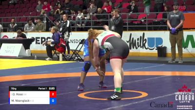 76kg Round 3 - Olivia Rose, Saskatoon WC vs Megann Nkenglack, K-Bay