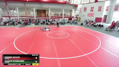 174 lbs Quarterfinal - Magnus Kuokkanen, Indiana vs Cooper McCloy, Wabash