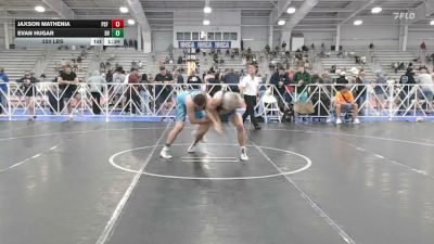 220 lbs Rr Rnd 3 - Jaxson Mathenia, PSF Wrestling Academy - HSB vs Evan Hugar, Buffalo Valley Black - HSB