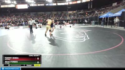 182 lbs Cons. Round 1 - Sean Forbes, La Pine vs Tommy Ishida, Ontario