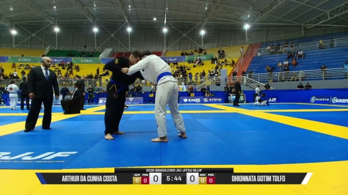 Tolfo Dhionnata Gotim Tolfo vs Arthur Da Cunha Costa 2026 Brasileiro Jiu ...