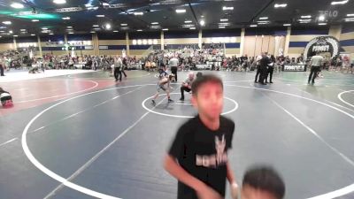 62 lbs Quarterfinal - Jameson Alcaraz, SoCal Hammers vs Emmanuel Mendoza, Live Training