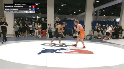 82 kg Cons. Sub-quarters - Jonathon Morrison, Tiger Wrestling Club vs Achilles Evans, Betterman Elite