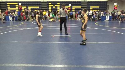 74 lbs Consy 3 - Connor Truesdell, North Allegheny vs Brody Myers, Portage