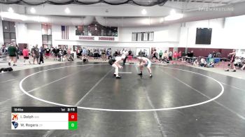 184 lbs Round Of 16 - Isaac Dolph, Virginia Military Institute vs Will Rogers, The Citadel