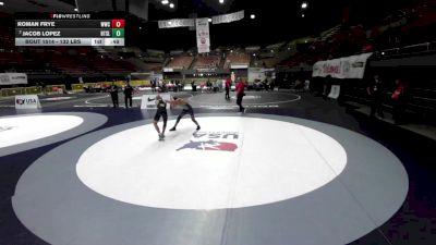 132 lbs Cons. Sub-semis - Roman Frye, Windsor Wrestling Club vs Jacob Lopez, Beat The Streets - Los Angeles