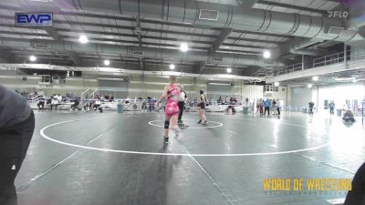 84 lbs Round Of 32 - Lynkin Carter, Honey Badgers Wrestling Club vs Emerson Rollings, Tulsa Blue T Panthers