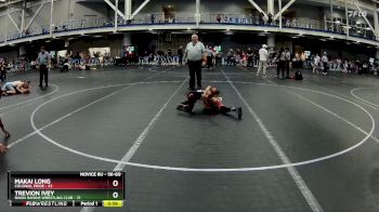 56-60 lbs 1st Place Match - Trevion Ivey, Ragin Raisins Wrestling Club vs Makai Long, Colonial Pride