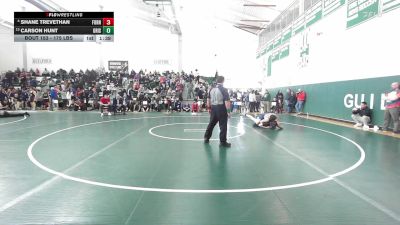 175 lbs Round Of 16 - Shane Trevethan, Foran vs Carson Hunt, Griswold/Wheeler