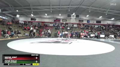 133 lbs Cons. Round 6 - Wayne Joint, Minot State vs Peter Rolle, Central Oklahoma