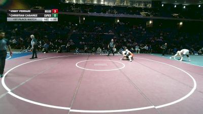 5A 132 lbs 1st Place Match - Vinny Ferrari, Melissa vs Christian Casarez, Amarillo Caprock