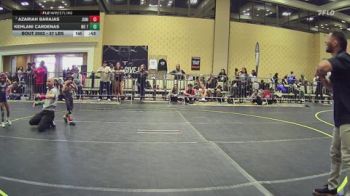 37 lbs Semifinal - Azariah Barajas, Junior Panthers vs Kehlani Cardenas, No Team