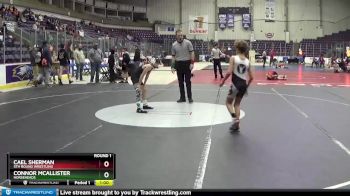 78 lbs Round 1 - Cael Sherman, 5th Round Wrestling vs Connor McAllister, Horseheads