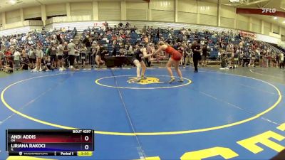 140 lbs Cons. Round 1 - Andi Addis, OH vs Liriana Rakoci, IL