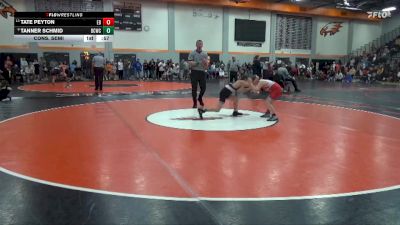 89 lbs Cons. Semi - Tate Peyton, East Buchanan vs Tanner Schmid, Benton Community Wrestling Clu