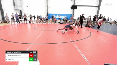 123 lbs Rr Rnd 1 - Jake Schiavone, Mat Assassins Blue vs Tibor Toth, Keystone Crew