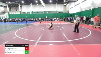 126 lbs Round Of 64 - Vasili Ragavanis, Commack vs Griffin Petzold, Warwick Valley