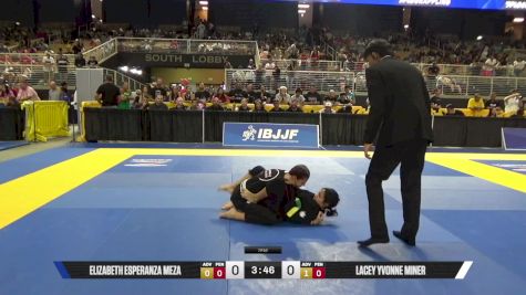 Lacey Yvonne Miner vs Elizabeth Esperanza Meza 2025 Pan Kids Jiu-Jitsu IBJJF Championship