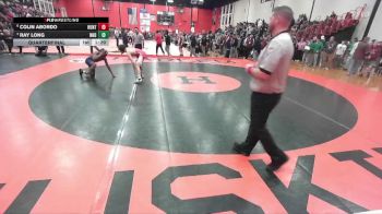 120 lbs Quarterfinal - Ray Long, Niles (NOTRE DAME) vs Colin Abordo, HUNTLEY