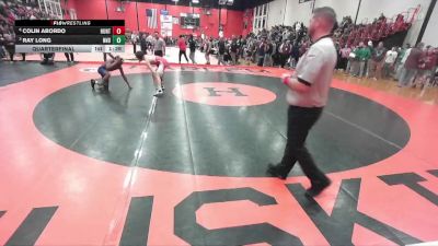 120 lbs Quarterfinal - Ray Long, Niles (NOTRE DAME) vs Colin Abordo, HUNTLEY