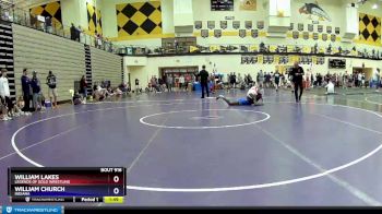 106 lbs Cons. Round 1 - William Lakes, Legends Of Gold Wrestling vs William Church, Indiana