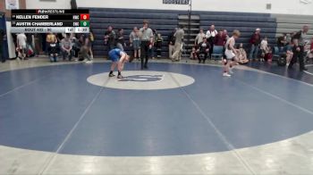 90 lbs Champ. Round 1 - Austin Chamberland, Suples Wrestling Club vs Kellen Fender, Hawk Wrestling Club