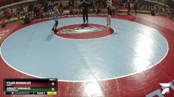 105 lbs Quarterfinal - Ashley Naranjo, Washington vs Tyler Rodriguez, Utah