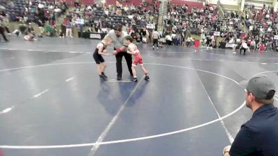 61 lbs Quarterfinal - Easton Waddoups, Brighton Wrestling vs Brighton Brown, Wasatch Wrestling Club