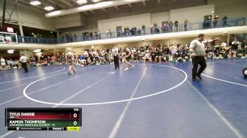 150 lbs Finals (2 Team) - Titus Dansie, JWC vs Kamon Thompson, Sanderson Wrestling Academy