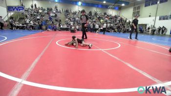 49 lbs Round Of 16 - Christopher Sund, Black Fox Wrestling Club vs Emma Mauer, Wyandotte Youth Wrestling