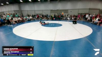 117 lbs Round 3 (8 Team) - Hanah Schuster, Minnesota Red vs Seanna McCarthy, Georgia Red