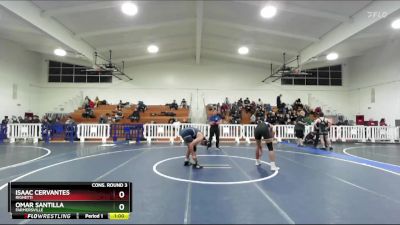 175 lbs Cons. Round 3 - Omar Santilla, Farmersville vs Isaac Cervantes, Righetti