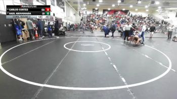 113 lbs Cons. Round 2 - Carlos Cortes, Orange vs Hadl Aboughaida, Costa Mesa