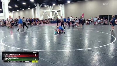 113 lbs Placement (16 Team) - Cristian Haslem, Team Michigan Blue vs Kayden Tchida, SD Blue