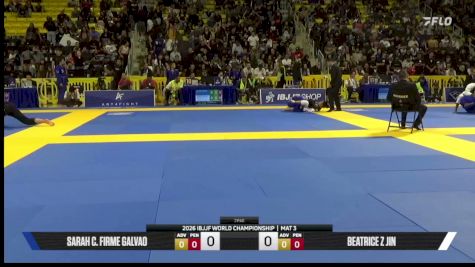 Beatrice Z Jin vs Sarah C. Firme Galvao 2026 World Jiu-Jitsu IBJJF Championship