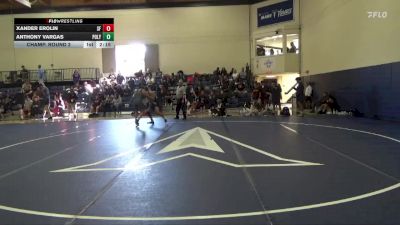 157 lbs Champ. Round 2 - Xander Erolin, San Francisco State vs Anthony Vargas, Cal Poly SLO
