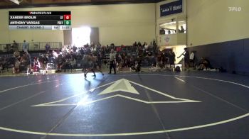 157 lbs Champ. Round 2 - Xander Erolin, San Francisco State vs Anthony Vargas, Cal Poly SLO