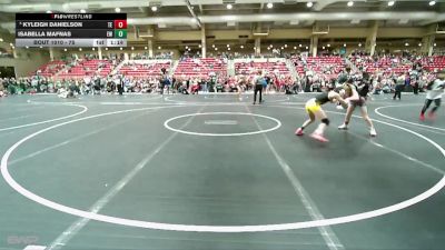 75 lbs Champ. Round 1 - Isabella Mafnas, Elevate WA vs Kyleigh Danielson, Texas Elite