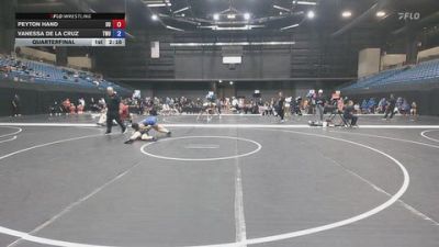 124 lbs Quarterfinal - Peyton Hand, Ottawa University vs Vanessa De La Cruz, Texas Wesleyan
