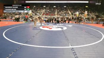 3A-132 lbs Cons. Round 3 - Maverick Valdes, Rawlins vs Cooper Meyer, Wheatland