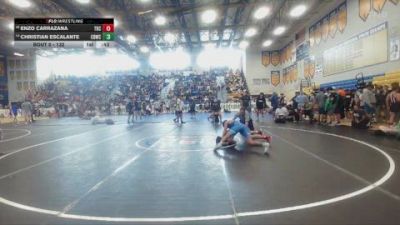 132 lbs Cons. Round 1 - Enzo Carrazana, Maximum Performance vs Christian Escalante, Coach K Elite