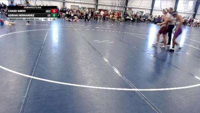 Silver 141 lbs Cons. Round 1 - Adrian Hernandez, Joliet Junior College vs Chase Smith, Augsburg College