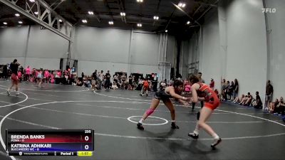 145 lbs Round 5 (8 Team) - Cassie Gonzales, POWA vs Zoey Haines, Central Pennies Power