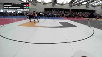 110-I lbs Round Of 64 - Sean Mott, South Plainfield vs Samaj Weatherspoon, Linden Street Wrestling Club