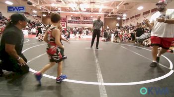 45 lbs Consi Of 4 - Geronimo Tecumseh II, Mojo Grappling Academy vs Lincoln Sanchez, Skiatook Youth Wrestling