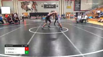 285 lbs Semifinal - Trevor Gallagher, Gettysburg vs Hunter Bisking, Dallastown