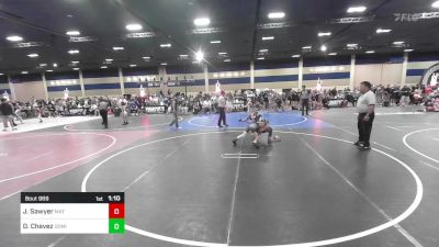 57 lbs Final - Joshua Sawyer, Mat Demon WC vs Dominik Chavez, Dominate WC