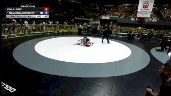102 lbs Champ. Round 1 - Keyla Lopez vs Ella Lerma-Cervantes, Legacy Wrestling Center