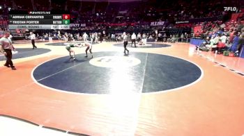 2A 126 lbs Cons. Round 1 - Adrian Cervantes, Evergreen Park vs Tristan Porter, Mattoon