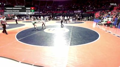 2A 126 lbs Cons. Round 1 - Adrian Cervantes, Evergreen Park vs Tristan Porter, Mattoon